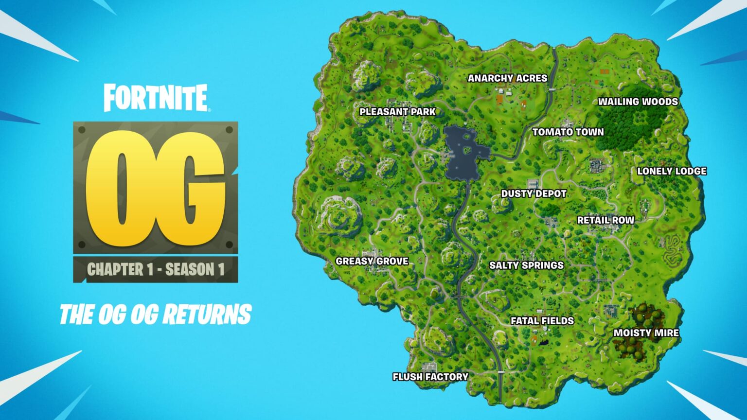 Update: Fortnite OG Chapter 1, Season 1 is Now Live - Free to Player