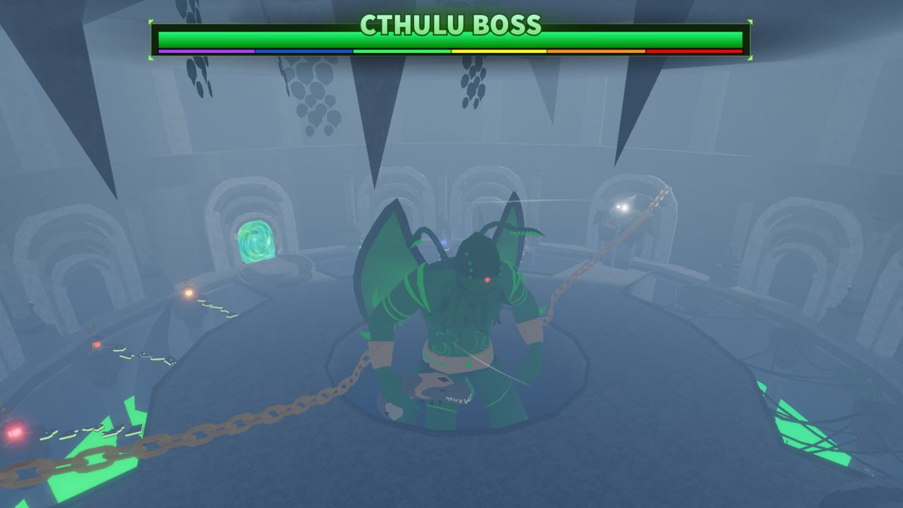 Fisch Cthulhu Boss Fight