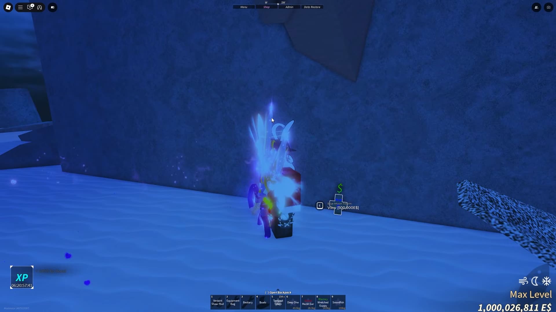 Fisch Blue Moon totem location and price