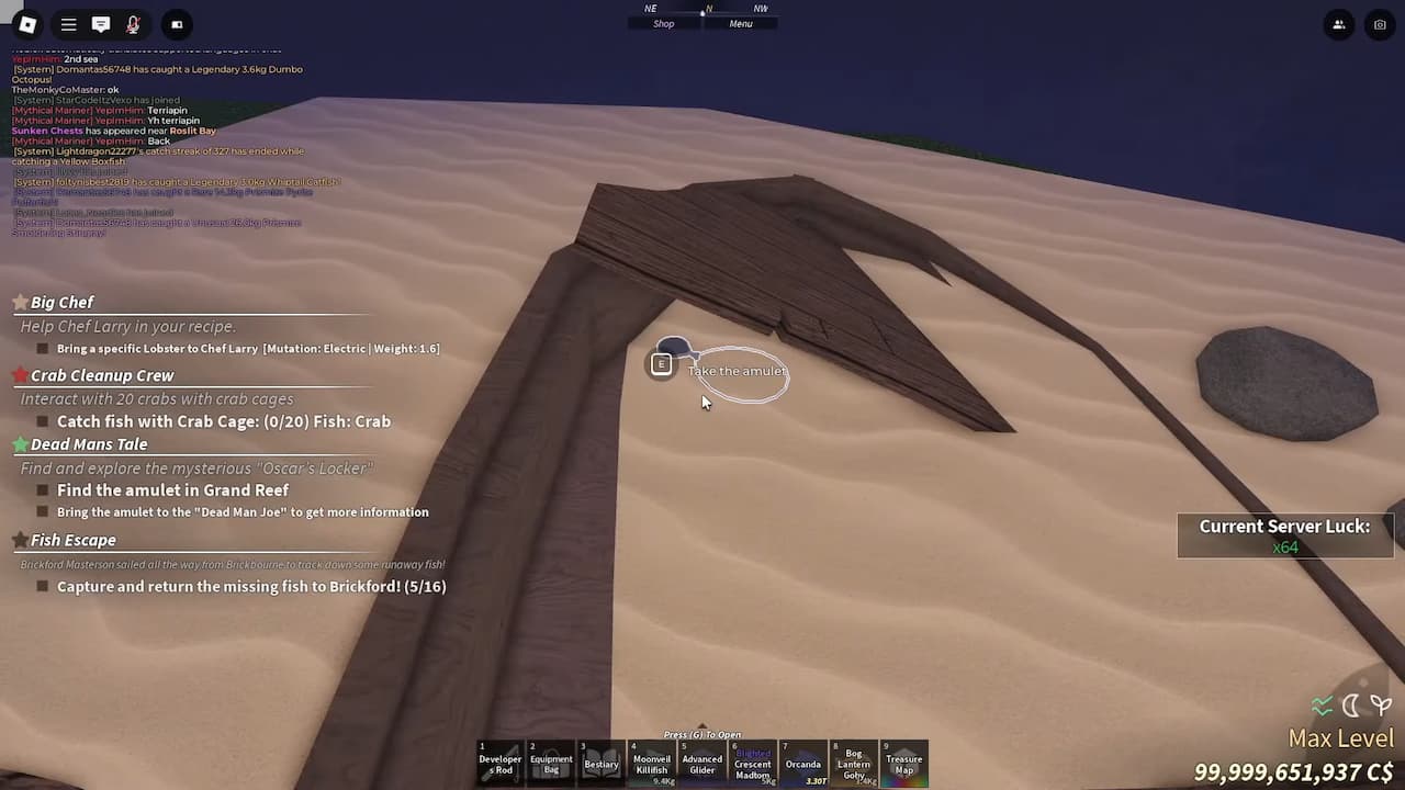 How To Get Amulet in Fisch