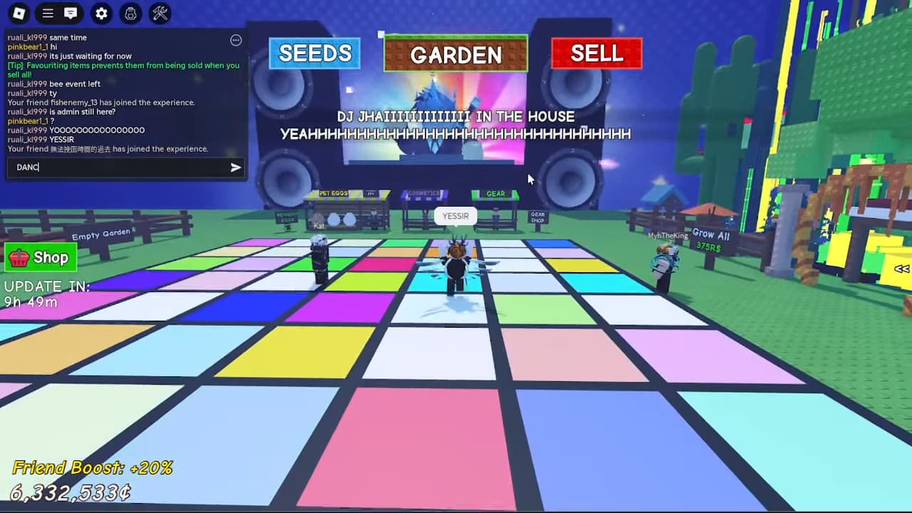 Grow a Garden: DJ Jhai Event Explained