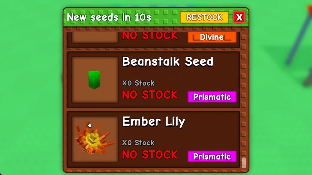 Grow a Garden: How To Get Ember Lily & Noble Flower Seeds