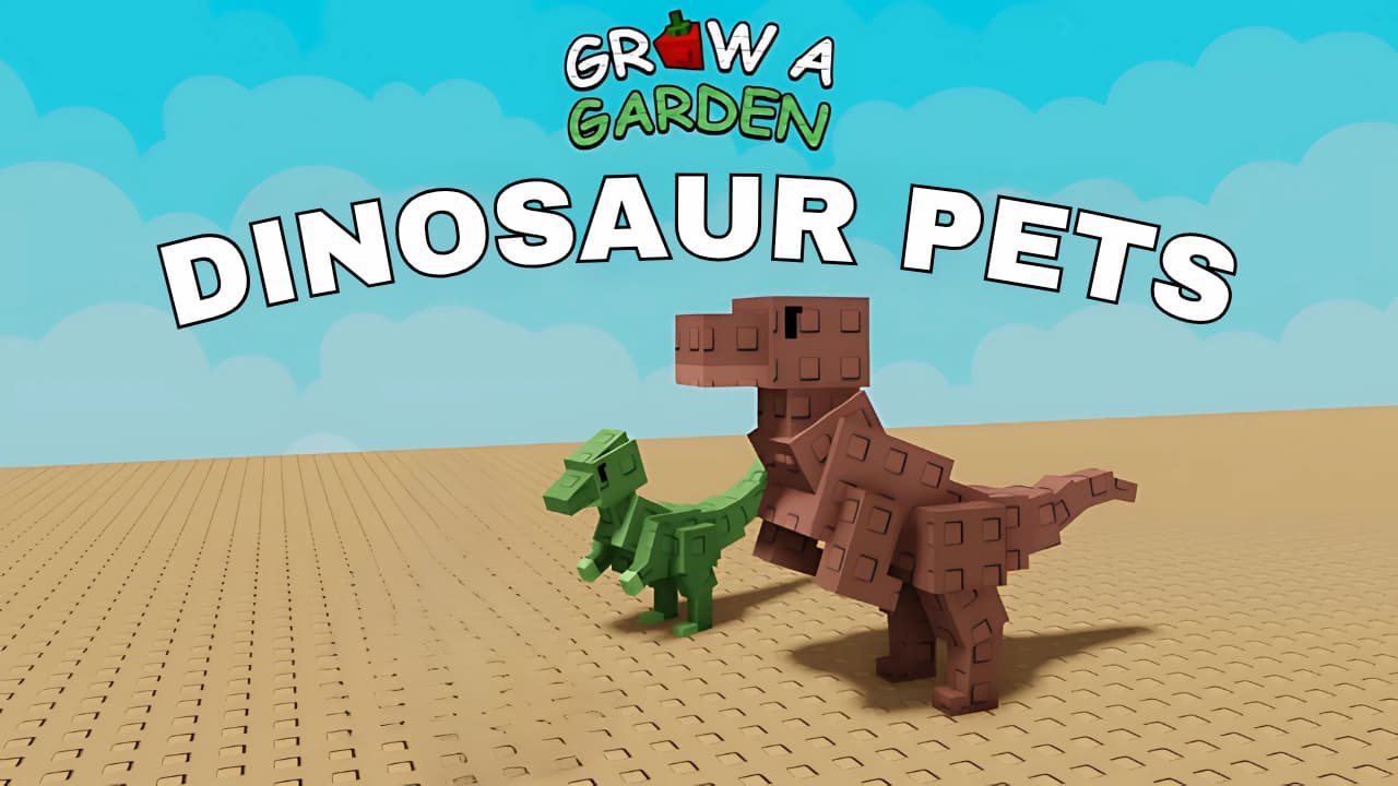 All Dinosaur Egg Pets in Grow a Garden and How To Get Them