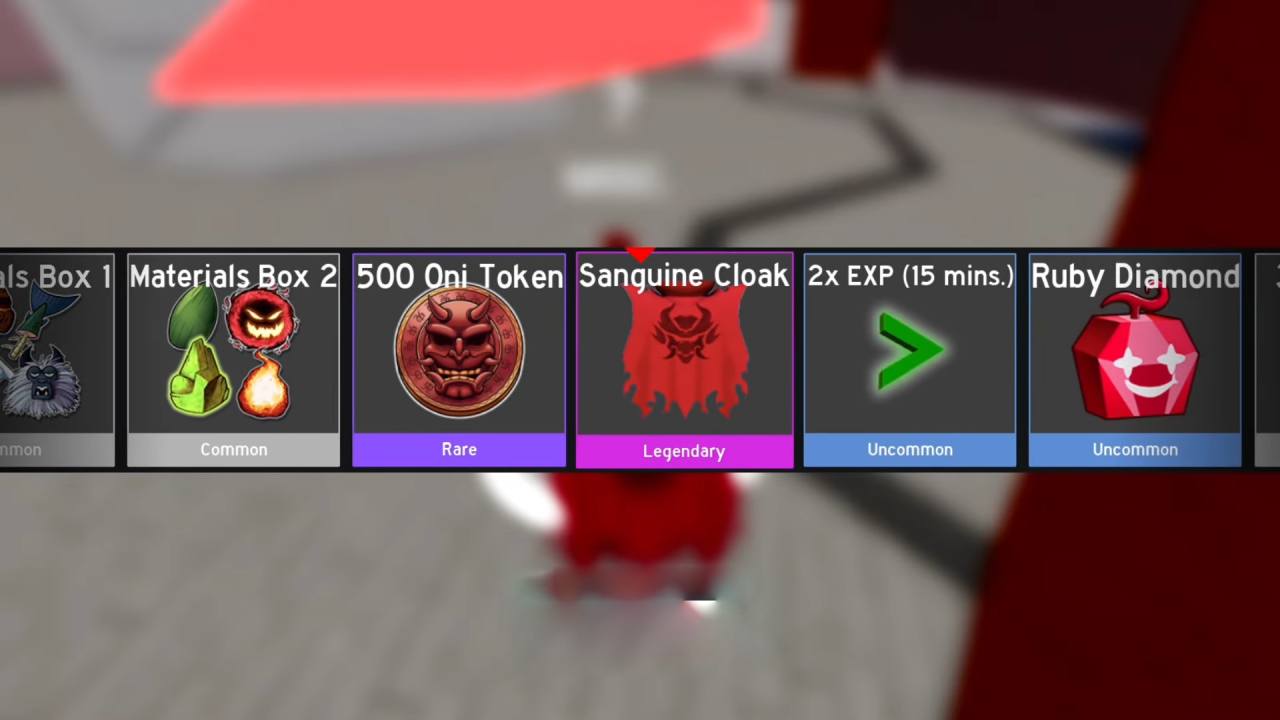 How To Get Sanguine Cloak and Oni Helmet in Blox Fruits